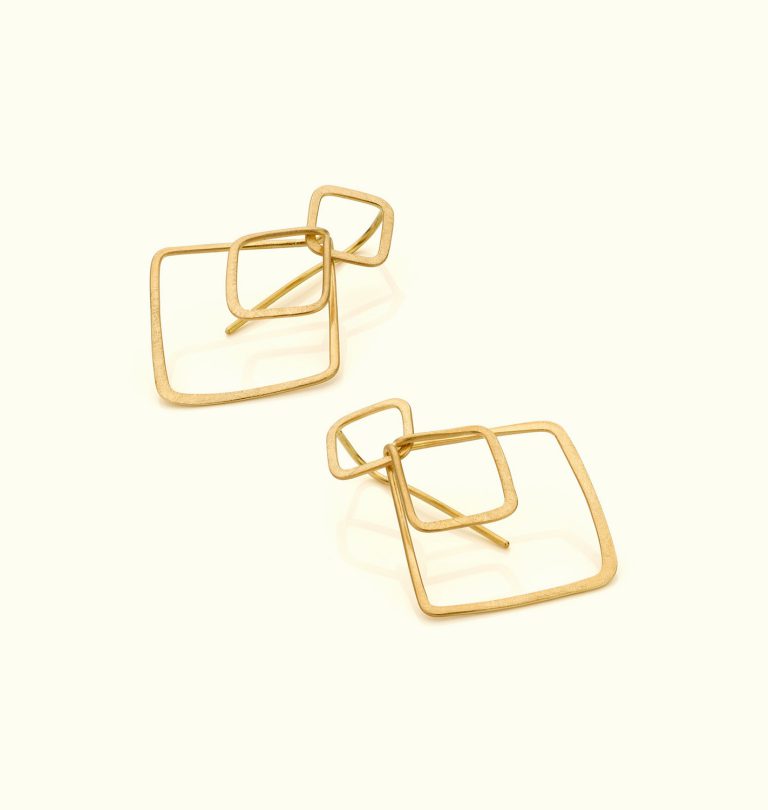 Sabine Herman, Boucles d'oreille Spot, or jaune 18ct