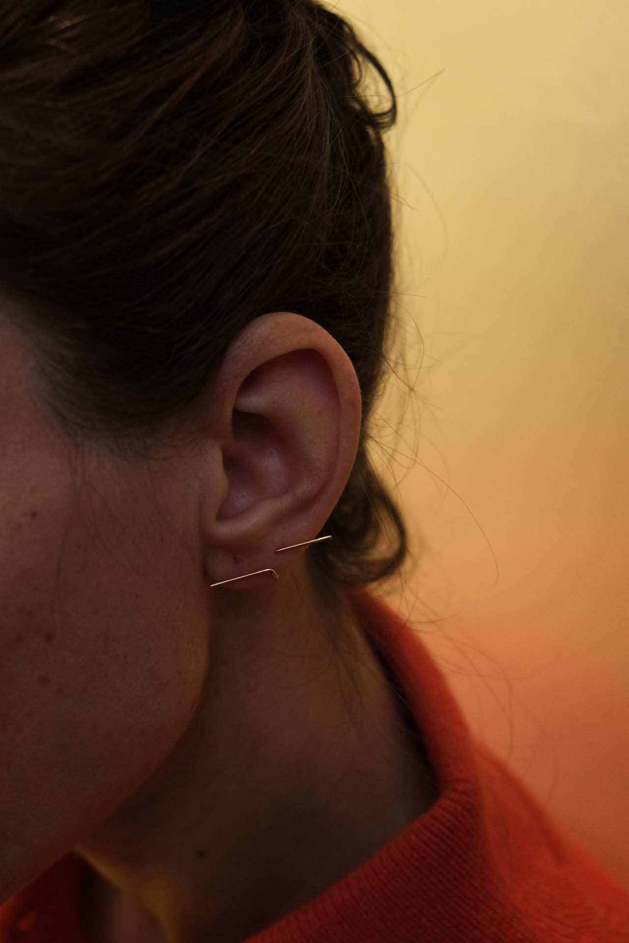 Boucle YO chloé Noyon argent