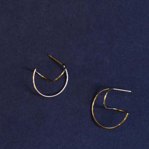 Boucles Sabine Herman Spring or jaune poli