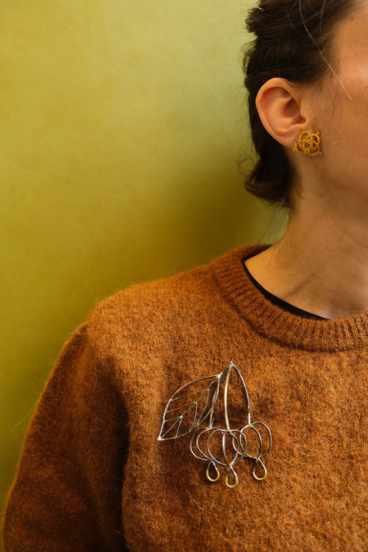 Broche Nelly Van Hoost Cerises