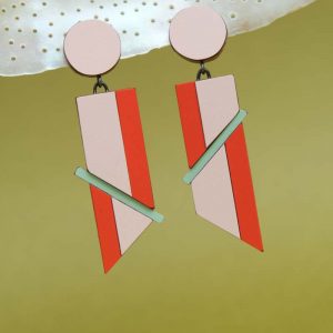 Karen Vanmol EA-25-87 formica pink red green