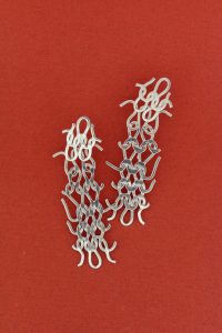 Boucles Haute Lisse mobile Lou Sautreau argent poli