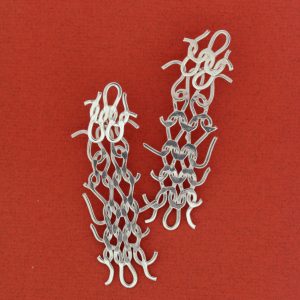 Boucles Haute Lisse mobile Lou Sautreau argent poli