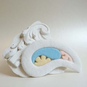 Hectare Isée, broche Paisible-Paisley, textile