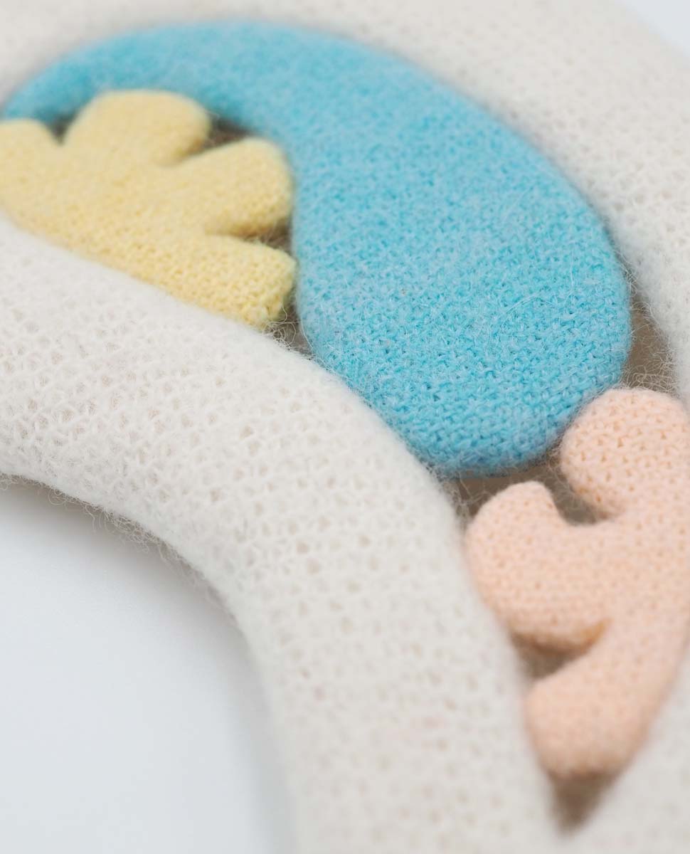 Hectare Isée, broche Paisible-Paisley, textile