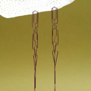 Hectare boucles Emma Gregory Colourful swell acier rose